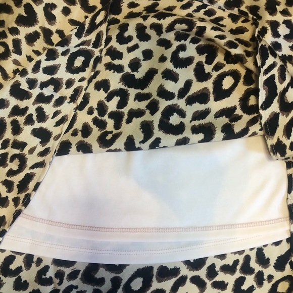 Leopard print midi satin skirt - Picture 7 of 9